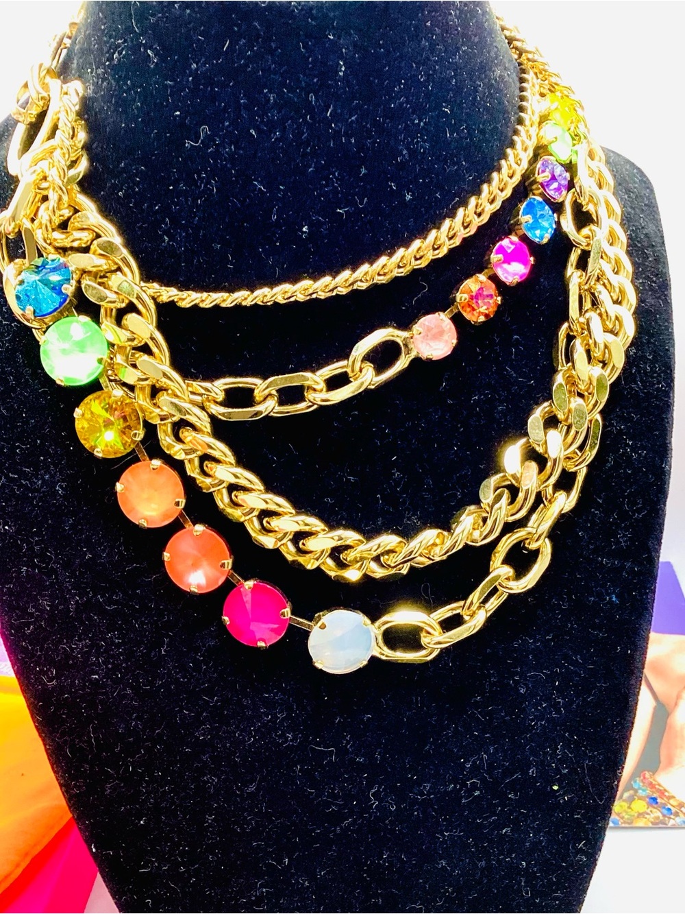 Tova Jolinda Necklace in Neon Mix